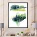 Orren Ellis Modern Framed Canvas Wall Art Print, Suitable For Your Home, Living Room Metal in Green | 40 H x 30 W in | Wayfair