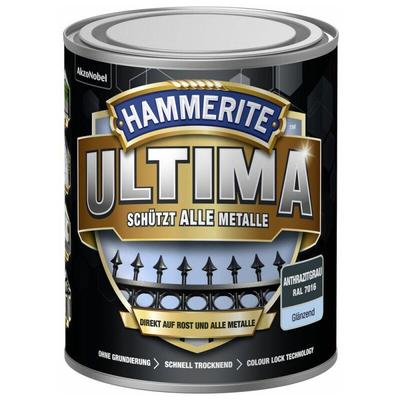 Metallschutz-Lack ultima Anthrazitgrau Glaenzend 750ml - 5379734 - Hammerite Image