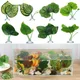 Décoration Domining Oviposition Leaves Hamac Simulation incl plantes Betta scalp Fish Tank Plants