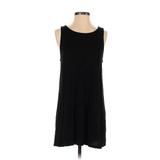 Forever 21 Casual Dress - Shift Scoop Neck Sleeveless: Black Print Dresses - Women's Size Small