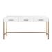 Elk Home Walker White Wood Composite 60 Inch Wide Desk