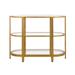 Elk Home Blain Antique Brass Metal 40 Inch Wide Console Table