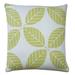 Jiti Indoor Mid-Century Modern Tiki Leaves Patterned Cotton Accent Square Throw Pillows Cushions for Sofa Chair 20 x 20