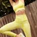 Free People Pants & Jumpsuits | Good Karma Tie Dye Legging Set W/Happiness In Lime Green | Color: Gold/Yellow | Size: Various