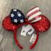 Disney Accessories | Disney Parks Patriotic Minnie Ears Headband | Color: Blue/Red/White | Size: Os