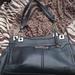 Nine West Bags | Nine West Black Purse Silver Chain& Leather Strap Super Cute | Color: Black | Size: Os