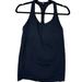 Lululemon Athletica Tops | Lululemon Athletica Racer Back Breathable Black Workout Tank Top Shelf Bra Sz 10 | Color: Black | Size: 10