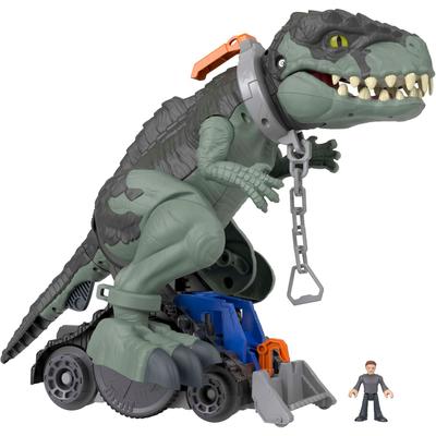 Mattel Actionfigur Imaginext Jurassic World Riesen-Dinosaurier, inklusive Owen-Figur bunt Kinder Ab 3-5 Jahren Altersempfehlung