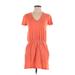 Lou & Grey for LOFT Casual Dress - DropWaist: Orange Dresses - Women's Size X-Small