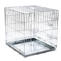 Double Door Cage de transport pour chien - 89x60x66 cm