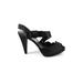 American Eagle Outfitters Heels: Black Solid Shoes - Size 7 1/2