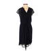 H&M Casual Dress: Blue Solid Dresses - Women's Size 4