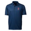 Men's Cutter & Buck Navy Boston Red Sox Big Tall Pike Double Dot Stretch Polo