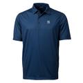 Men's Cutter & Buck Navy New York Yankees Big Tall Pike Double Dot Stretch Polo