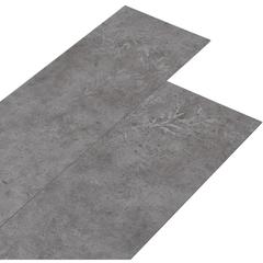 Vidaxl - PVC Flooring Planks 5.26 m² 2 mm Concrete Grey Grey