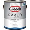 Glidden Spred Interior Paint + Primer Grab-N-Go Semi-Gloss White Gallon - 1 Each