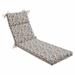 Pillow Perfect Outdoor | Indoor Color Tabs Primaries Chaise Lounge Cushion 72.5 X 21 X 3