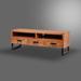 Solid Wood TV Stand with 3 Drawers, for TVs up to 65"