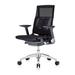 Eurotech Seating Ergonomic Mesh Executive Chair Upholstered/Mesh/Metal in Gray/Black | 43.9 H x 19 W x 24 D in | Wayfair PFT2-BLK-MGRY