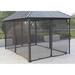 OUTDOOR CAUSAL Concord Gazebo Insect Netting Screen | 78 H x 128 W x 104 D in | Wayfair C1012MOSNET-OC