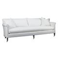 Lillian August Paris 97" Rolled Arm Sofa Cotton in White | 35 H x 97 W x 39 D in | Wayfair LA7116S_HEATHER WHITE