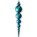 Queens of Christmas Solid Ball Ornament Plastic in Blue | 125 H x 22.5 D in | Wayfair ORN-OVS-125-AQ
