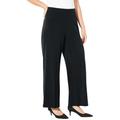 Plus Size Women's Refined Wide Leg Pant by Catherines in Black (Size 2X)