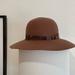 Nine West Accessories | Brown Felt Nine West Hat | Color: Brown | Size: Os