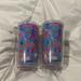 Lilly Pulitzer Kitchen | Lilly Pulitzer Cups- Set Of 2 | Color: Blue/Pink | Size: Os