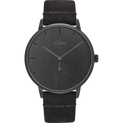 s.Oliver - Herrenuhr Edelstahl Herrenuhren 1 ct Image