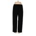 Ann Taylor LOFT Casual Pants - High Rise Straight Leg Boyfriend: Black Bottoms - Women's Size 4 Petite