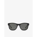 gg0003sn Square-frame Acetate Sunglasses - Black - Gucci Sunglasses