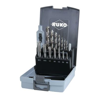 Ruko - 245004RO Maschinengewindebohrer-Set 15teilig 1 Set