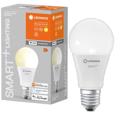 LED-Lampe smart+ WiFi Classic, A60, E27, eek: f, 9 w, 806 lm, 2700 k, Smart - Ledvance