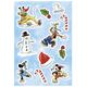 Stickers Muraux Mickey Mouse -Mickey Ice Slide- Patinage sur Glace Disney