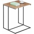 Idimex - Bout de canapé vitorio table d'appoint table à café de salon design rétro vintage, cadre