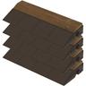 Pack 4 x 39x20,5x6 cm finitura in legno finitura combi-legno finitura in legno - legno