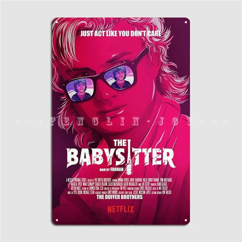 Affiche en métal de Steve Harrington, décor mural drôle de cuisine, affiche de cinéma, plaque murale, 18 panneaux