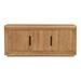 Aurelle Home Angelica Modern Solid Oak Sideboard