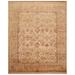 Hand Knotted Agra Beige,Tan Persian Wool Traditional Oriental Area Rug - 7' 9'' x 9' 8''