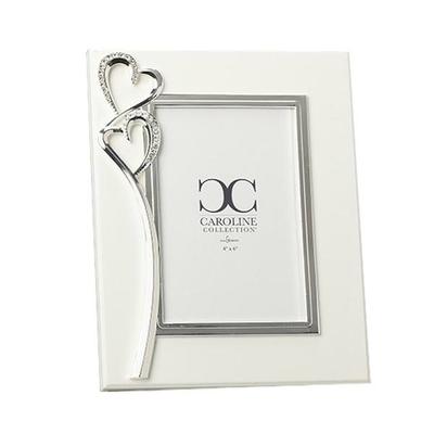 Roman 72907 - 9"H DOUBLE HEART MDF FRAME 4X6 (19065) Photo Frames