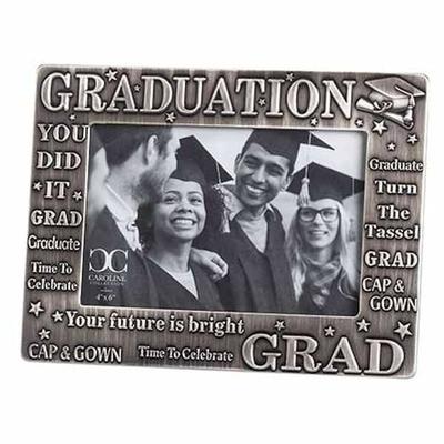 Roman 82633 - 6"H GRADUATION WORD FRAME 4X6 (12914) Photo Frames