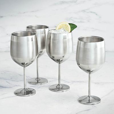 Set of 4 Optima Wine Glasses - Wine Glasses - Fron...
