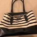 Kate Spade Bags | Black And White Striped Kate Spade Bag | Color: Black/White | Size: Os