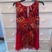 Free People Dresses | Free People Floral Pattern Sundress | Color: Orange/Red | Size: Xs