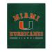 Miami Hurricanes 60'' x 70'' Alumni Fleece Blanket