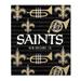 New Orleans Saints 60'' x 70'' Hometown Logo Fleece Blanket