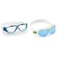 Aqua Sphere Vista Schwimmen Maske/Brille Aqua & Silber - Klare Linse & Seal Kid 2 Schwimmbrille Transparent - Blaue Linse