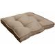 Enjoy Home - Coussin de Sol 50 x 50 x 6 cm lola 100% coton coloris naturel