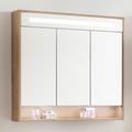 Led Spiegelschrank Natura / Badschrank mit Soft-Close-System / Maße (b x h x t): ca. 93,5 x 84 x